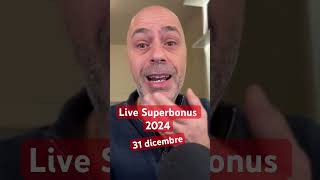 Live Superbonus 2024 commento con slide DL 2122023 [upl. by Callas722]