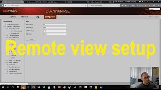 HikVision remote view setup for web and mobile phone  detailed [upl. by Lemal]