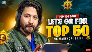 SOFTWARE UPDATE OF STREAM SNIPERS  CONQUEROR CHALLENGE  TMG MARKHOR  PUBG Live Stream [upl. by Qifar]