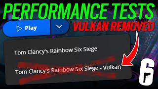 Vulkan Removed PC Performance Tests  6News  Rainbow Six Siege [upl. by Flossy]