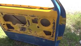 9mm vs 45 ACP truck door penetration test [upl. by Annavoj]