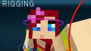 Minecraft Character Rigging Body Tutorial in Maya [upl. by Ahtnamys]