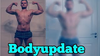 Bodyupdate nach 4 Wochen Aufbau  Supplemente Ernährung und Fibo Diät [upl. by Aihn]