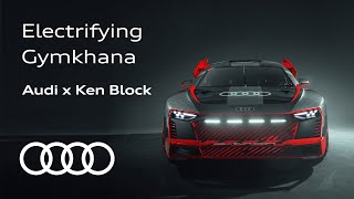 Electrifying Gymkhana the Audi S1 etron quattro Hoonitron [upl. by Lawtun]