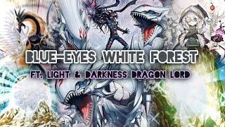 EDOPro BLUEEYES WHITE FOREST ft LIGHT AND DARKNESS DRAGON LORD AND HORUS [upl. by Porche217]