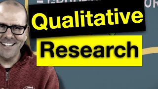 Qualitative research methods [upl. by Ahsauqram]