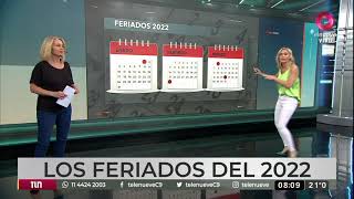 Feriados 2022 el Gobierno confirmó el cronograma y así quedó el calendario [upl. by Yak204]