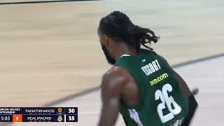 Mathias Lessort DUNKS ON Vincent Poirier 3 times in the same game  Panathinaikos  12723 [upl. by Uda]