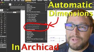 Automatic Dimensioning in Archicad  Episode  CBA AC 006 [upl. by Aineles]