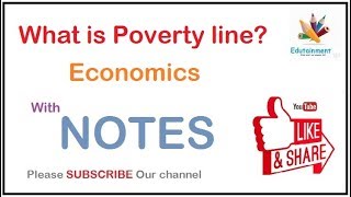 What is poverty line  Economics [upl. by Otirecul]