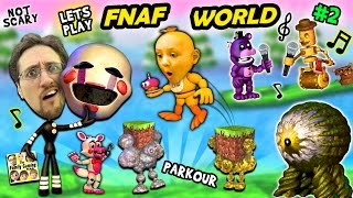 ♫ FNAF WORLD ♫ 2 Comeback Victory amp Minecraft Addiction w FGTEEV Duddy amp Chase 🎼🎤♬🎶 ♪ New Boss [upl. by Gunas782]