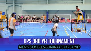 DPS 3RD YR TOURNAMENT MENS DOUBLES MATCH ELIMINATION ROUND DARREN amp AISH VS RHYAN amp KARL [upl. by Alonzo]