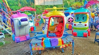 WOW Ada Odong odong Robocar poli Lucu AYO NAIK Pasti SERU BANGET [upl. by Anelehs]