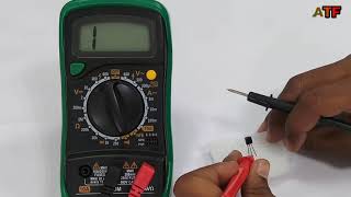 DIODE AND TRANSISTOR TESTING USING MULTIMETER  DIGITAL MULTIMETER [upl. by Monjo]