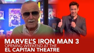 Marvels Iron Man 3 Opening Weekend at El Capitan Theatre [upl. by Khosrow]