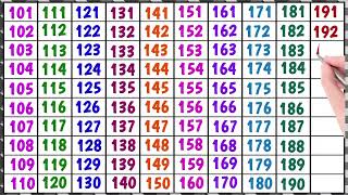 🦜123 500 Learn Counting from 1 to 500 Big numbers 1 to 500 123 1 2 3 4 5 6 7 8 9 10 counting123 [upl. by Tijnar511]