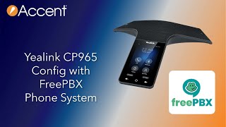 Yealink CP965 Setup and Config using FreePBX Phone System [upl. by Anitsyrk]