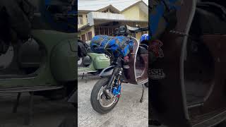 fork vespa matic buatan Candra Scooter Garage dramavespa kelanadramavespa [upl. by Ruberta534]