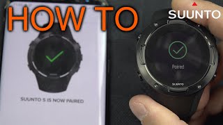 How to pair Suunto 5 with phone Suunto App [upl. by Atsahs279]