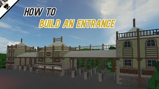 ADVANCED PARK ENTRANCE TUTORIAL IN THEME PARK TYCOON 2 [upl. by Sorvats]