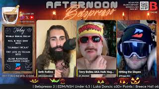 AFTERNOON BETSPRESSO  Halloween Edition Texans vs Jets NBA NHL Bets  Powered by BetOnline [upl. by Dorraj]