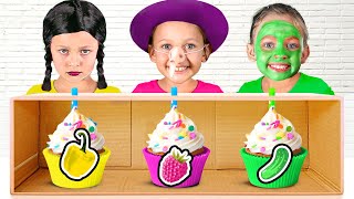 Do you like broccoli and Ice Cream for Halloween  Kids Songs Maya Mary Mia [upl. by Bernadina950]