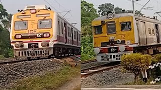 Christmas Day Special two train were going Sealdah Bongaon to Sealdah local train Indian Railways [upl. by Ttehc585]