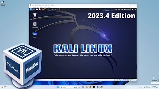 How to Install Kali Linux in VirtualBox 20234 Edition [upl. by Aitak]