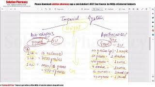 Pharmaceutics 09  Pharmaceutical Calculation 01  Introduction of Pharmaceutical Calculation [upl. by Nolana]