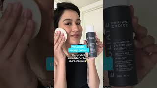 What to Pair With 2 BHA Liquid Exfoliant  Paulas Choice Skincare skincaretips beautytips [upl. by Ahsaercal]