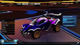 PURPLE EXALTER DECAL  ROCKET LEAGUE [upl. by Tallula46]