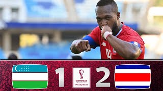 Uzbekistán 1 vs Costa Rica 2  Fogueo Internacional 2022  Relato Radio Monumental 935 FM 🇨🇷 [upl. by Tullus312]