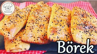 BÖREK😋  gefüllte Teigtaschen😍 Schamburek Kiymali yemek TarifleriEmpanadas [upl. by Auqinimod]