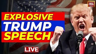 US Presidential Elections 2024  Donald Trump Speech Live  Donald Trump News  US News Live [upl. by Conni687]