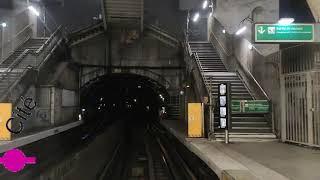 Metro de Paris Ligne 4  De Porte dOrléans à Porte de Clignancourt en cabine conducteur [upl. by Spring]