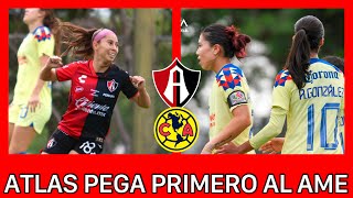 🔥GOLES ATLAS VS AMÉRICA FEMENIL  Partido REPROGRAMADO POR LLUVIA  americafemenil [upl. by Ahseniuq]