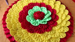 WOW Amazing Doormats  How to make doormats using waste clothes  DIY doormats making idea [upl. by Aneba]