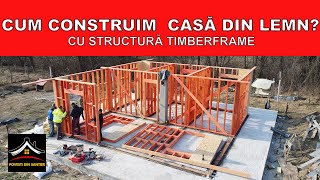 CUM CONSTRUIM O CASA DIN LEMN  timberframe si paie presate [upl. by Naveb995]