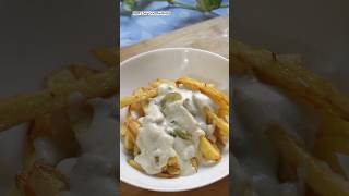 Cheesy jalapeno sauce Fries shorts shortvideo short sauce fries [upl. by Atoked]