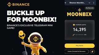 MOONBIX TELEGRAM GAME BY BINANCE DONquotT MISS THIS [upl. by Glenn]