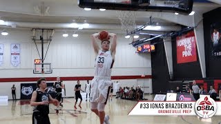 Michigan Commit Ignas Brazdeikis makes 39 points look TOO EASY [upl. by Nahej]