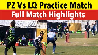 Peshawar Zalmi Vs Lahore Qalandars Practice Match Highlights [upl. by Ihcekn]