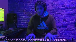 Gorillaz  Get the Cool Shoe shine  Piano Jam overdub  by Eitan Levine 8ONMusic [upl. by Sila120]