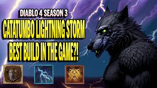 Catatumbo Lightning Storm Druid Clears All Content Solo  D4 Season 3 [upl. by Petunia]