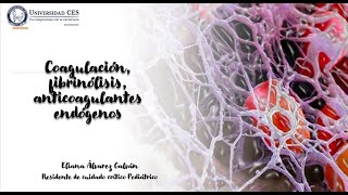 Coagulación amp Fibrinólisis 1 de 2 Curso Fisiología de la UCIP 2023 05 31 [upl. by Rosy523]