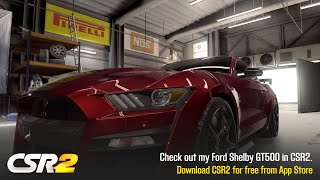 【CSR2】Shelby GT 500 shift amp tune for 7595 updated [upl. by Aldus]