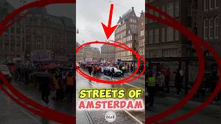 Streets of Amsterdam 🇳🇱 trending protest shortsvideo [upl. by Lorri401]