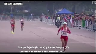 Resumen del maratón femenino Santiago 2023 [upl. by Namad]