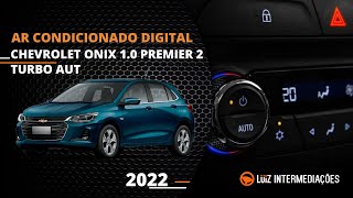 Ar condicionado digital  CHEVROLET ONIX 10 PREMIER 2 TURBO AUT 2022 [upl. by Tye]