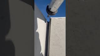 Caulking precast panel joint satisfying concrete construction caulkingasmr [upl. by Yrelle368]